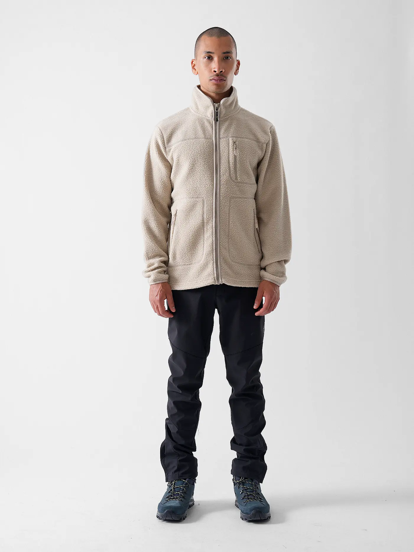 MERU | Herren Fleecejacke Boigny Sherpafleece | beige